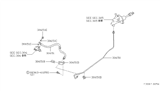 Diagram for 1994 Nissan Axxess Hydraulic Hose - 30850-36R00