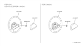 Diagram for 1990 Nissan Axxess Steering Wheel - 48410-30R11