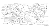 Diagram for 1991 Nissan Axxess Glove Box - 68512-30R10