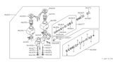 Diagram for Nissan Datsun 310 Brake Master Cylinder Reservoir - 46010-M7500