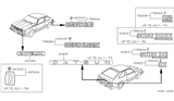 Diagram for 1980 Nissan Datsun 310 Emblem - 79896-M6601