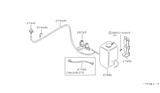 Diagram for 1980 Nissan Datsun 310 Windshield Washer Nozzle - 27440-M7001