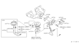 Diagram for Nissan Datsun 310 EGR Valve - 14710-H9810