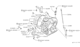 Diagram for 1982 Nissan Datsun 310 Transmission Assembly - 31020-01X05