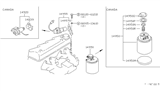 Diagram for Nissan Datsun 310 Canister Purge Valve - 14970-H9910