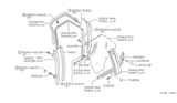 Diagram for 1980 Nissan Datsun 310 Weather Strip - 83833-M8060