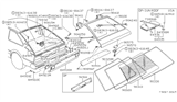 Diagram for Nissan Datsun 310 Door Hinge - 90401-M8000