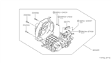 Diagram for Nissan Datsun 310 Transmission Assembly - 32010-M8538