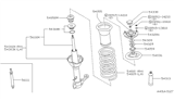 Diagram for Nissan Datsun 310 Bump Stop - 54050-M7002