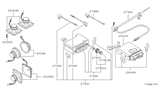 Diagram for Nissan Datsun 310 Antenna - 27964-M7000