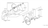 Diagram for Nissan Datsun 310 Steering Column Cover - 48474-M7800