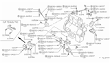 Diagram for 1982 Nissan Datsun 310 Engine Mount Bracket - 11232-M7000