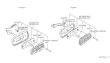 Diagram for 1981 Nissan Datsun 310 Side Marker Light - 26190-M6401