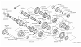 Diagram for 1980 Nissan Datsun 310 Synchronizer Ring - 32604-M3000