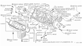 Diagram for Nissan Datsun 310 Timing Cover Gasket - 13044-H1000