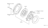 Diagram for Nissan Datsun 310 Pressure Plate - 30206-M0810