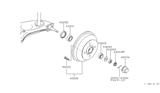 Diagram for 1981 Nissan Datsun 310 Brake Drum - 43202-M7000