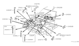 Diagram for Nissan Datsun 310 Battery Cable - 24080-M7070