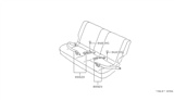 Diagram for 1980 Nissan Datsun 310 Seat Belt - 88820-M6602