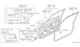 Diagram for Nissan Datsun 310 Car Mirror - 96302-M7800