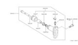 Diagram for Nissan Datsun 310 Clutch Slave Cylinder - 30620-M3801