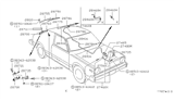 Diagram for Nissan Datsun 310 Wiper Blade - 28750-M6600