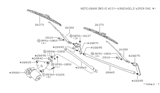 Diagram for 1981 Nissan Datsun 310 Wiper Arm - 28840-M6600