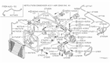 Diagram for 1982 Nissan Sentra Drive Belt - 11920-21M00