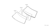 Diagram for 1980 Nissan Datsun 310 Windshield - 72712-M6400