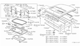 Diagram for Nissan Datsun 310 Sunroof - 73806-M8560