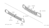 Diagram for 1981 Nissan Datsun 310 Grille - 62310-M8060