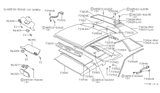 Diagram for Nissan Datsun 310 Car Mirror - 96321-M7201