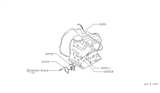 Diagram for 1983 Nissan Stanza Automatic Transmission Shift Position Sensor Switch - 31918-01X05