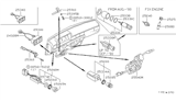 Diagram for Nissan Datsun 310 Hazard Warning Switch - 25290-M7800