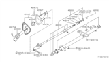 Diagram for 1979 Nissan Datsun 310 Intermediate Shaft - 48820-M7002