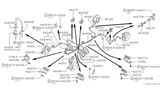 Diagram for Nissan Datsun 310 Hydraulic Hose - 46212-89909