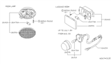 Diagram for Nissan Datsun 310 Dome Light - 26490-M7060