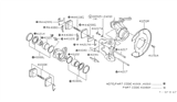 Diagram for Nissan Datsun 310 Brake Caliper Repair Kit - 41120-28525