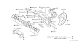 Diagram for Nissan Datsun 310 Brake Caliper Piston - 41121-H1005