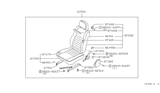 Diagram for 1981 Nissan Datsun 310 Seat Cushion - 87350-M2600