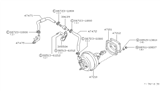 Diagram for 1981 Nissan Datsun 310 Brake Booster Vacuum Hose - 47471-M6600