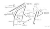 Diagram for Nissan Datsun 310 Door Moldings - 82820-M7000