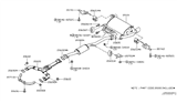 Diagram for 2003 Nissan 350Z Exhaust Hanger - 20650-5L300