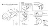 Diagram for 2004 Nissan 350Z Air Bag Sensor - 98870-CD025