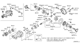 Diagram for 2003 Nissan 350Z CV Joint Companion Flange - 38210-0C020