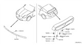 Diagram for 2006 Nissan 350Z Spoiler - 96015-CF40A