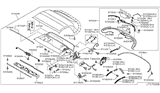 Diagram for 2008 Nissan 350Z Convertible Top Motor - 97092-CE40A