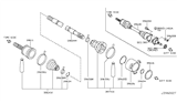 Diagram for 2007 Nissan 350Z CV Joint - 39711-AR402