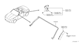 Diagram for 2003 Nissan 350Z Window Run - 76860-CE400