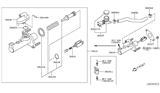 Diagram for 2008 Nissan 350Z Clutch Hose - 30856-CD000